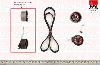 FAI AutoParts TBK215 - Kit cinghie dentate autozon.pro