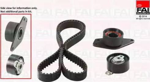 FAI AutoParts TBK233 - Kit cinghie dentate autozon.pro