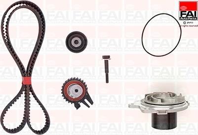 FAI AutoParts TBK224-6228 - Pompa acqua + Kit cinghie dentate autozon.pro