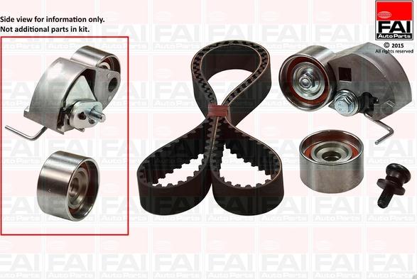 FAI AutoParts TBK225 - Kit cinghie dentate autozon.pro