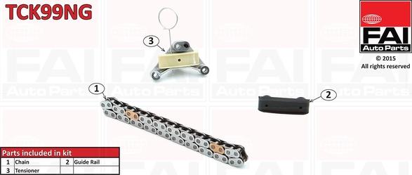 FAI AutoParts TCK99NG - Kit catena distribuzione autozon.pro