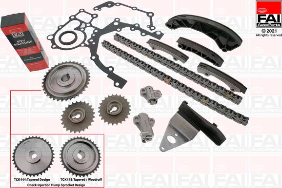 FAI AutoParts TCK445 - Kit catena distribuzione autozon.pro