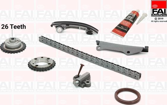 FAI AutoParts TCK43 - Kit catena distribuzione autozon.pro