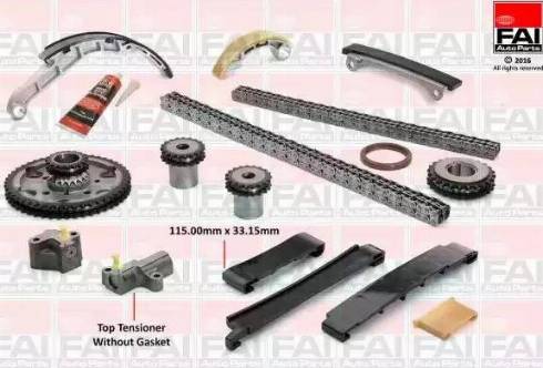 FAI AutoParts TCK42L - Kit catena distribuzione autozon.pro