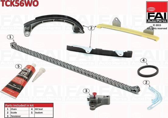 FAI AutoParts TCK56WO - Kit catena distribuzione autozon.pro