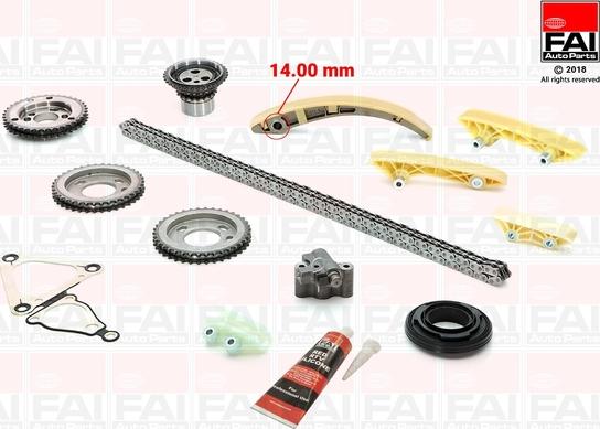 FAI AutoParts TCK160 - Kit catena distribuzione autozon.pro