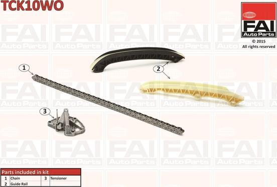 FAI AutoParts TCK10WO - Kit catena distribuzione autozon.pro