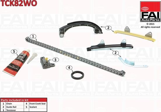 FAI AutoParts TCK82WO - Kit catena distribuzione autozon.pro