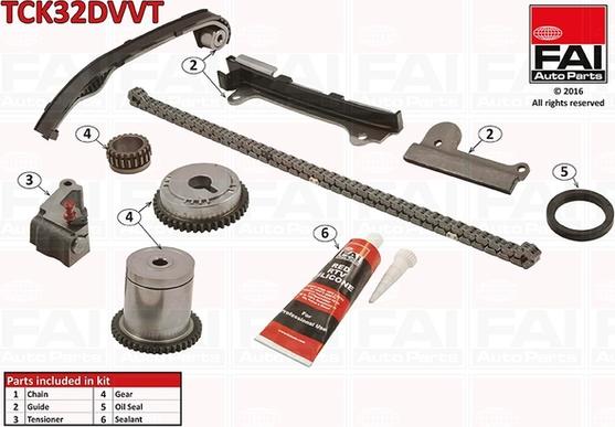 FAI AutoParts TCK32DVVT - Kit catena distribuzione autozon.pro