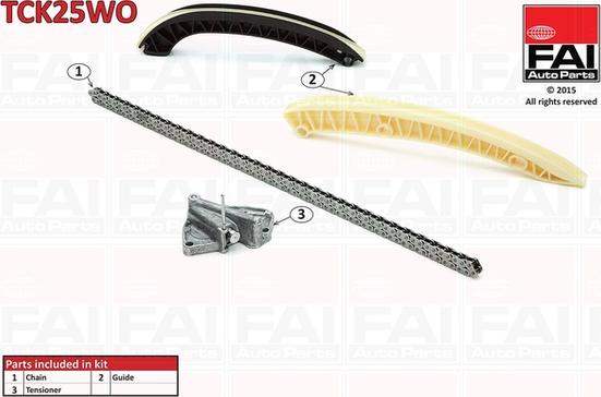 FAI AutoParts TCK25WO - Kit catena distribuzione autozon.pro