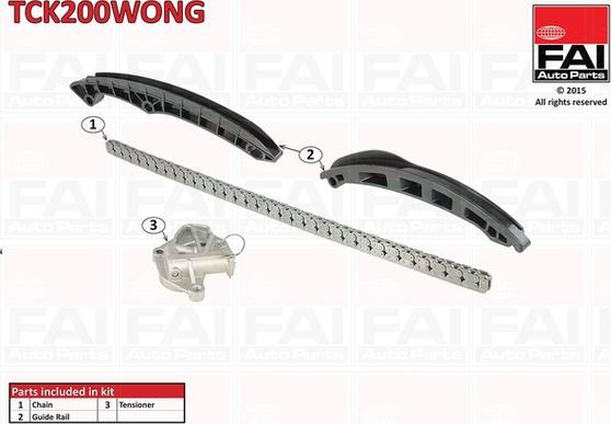 FAI AutoParts TCK200WONG - Kit catena distribuzione autozon.pro