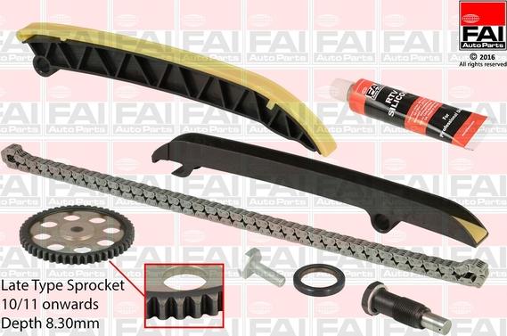 FAI AutoParts TCK208L - Kit catena distribuzione autozon.pro