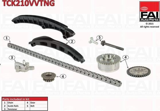 FAI AutoParts TCK210VVTNG - Kit catena distribuzione autozon.pro