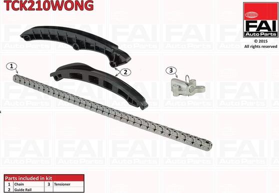 FAI AutoParts TCK210WONG - Kit catena distribuzione autozon.pro