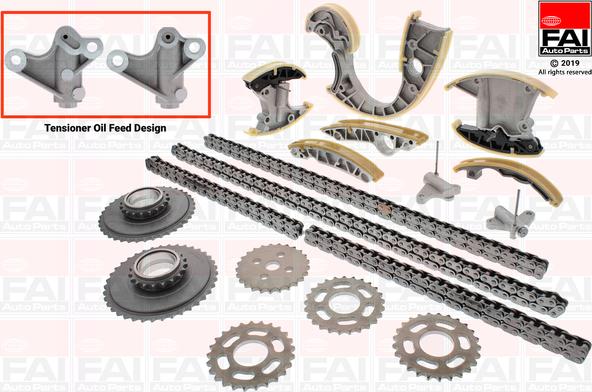 FAI AutoParts TCK233NG - Kit catena distribuzione autozon.pro