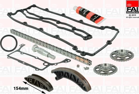 FAI AutoParts TCK227L - Kit catena distribuzione autozon.pro