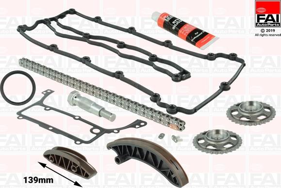 FAI AutoParts TCK227 - Kit catena distribuzione autozon.pro