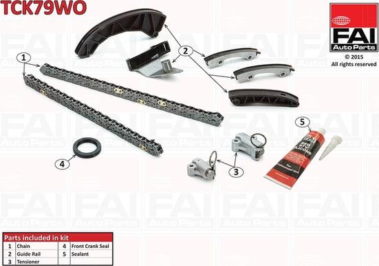 FAI AutoParts TCK79WO - Kit catena distribuzione autozon.pro