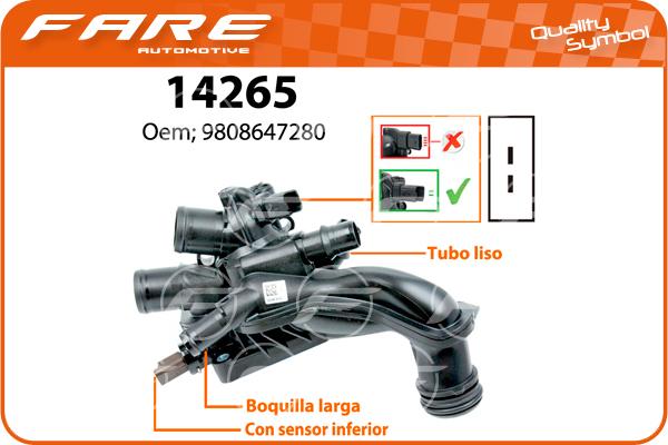 FARE SA 14265 - Termostato, Refrigerante autozon.pro