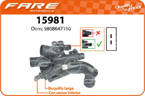 FARE SA 15981 - Termostato, Refrigerante autozon.pro