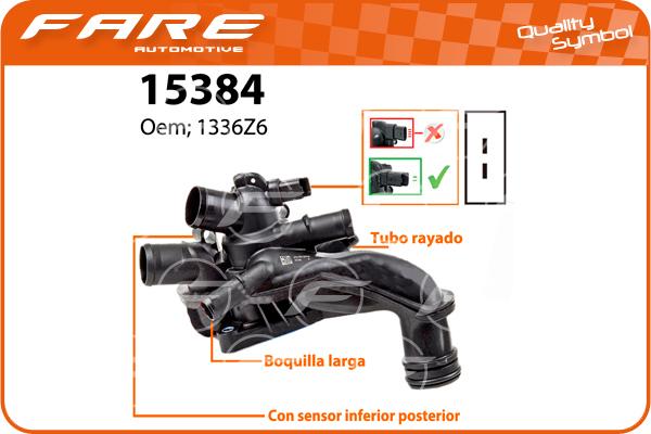 FARE SA 15384 - Termostato, Refrigerante autozon.pro