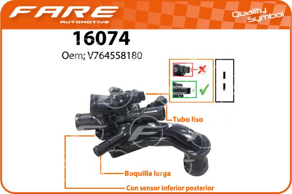 FARE SA 16074 - Termostato, Refrigerante autozon.pro