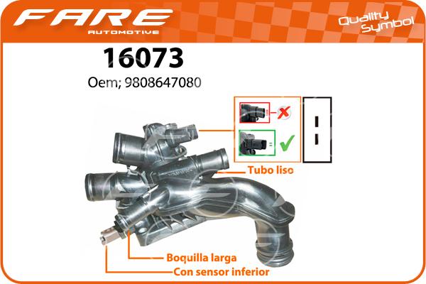 FARE SA 16073 - Termostato, Refrigerante autozon.pro