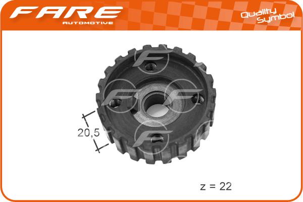 FARE SA 10569 - Ruota dentata, Albero a gomiti autozon.pro