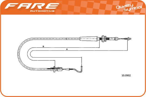 FARE SA 25949 - Cavo acceleratore autozon.pro