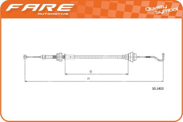 FARE SA 25952 - Cavo acceleratore autozon.pro