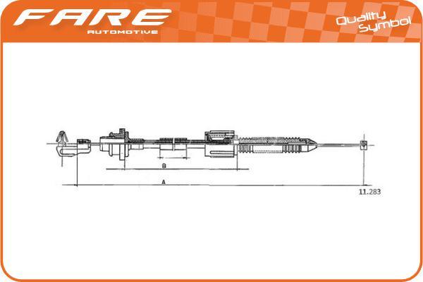 FARE SA 25918 - Cavo acceleratore autozon.pro