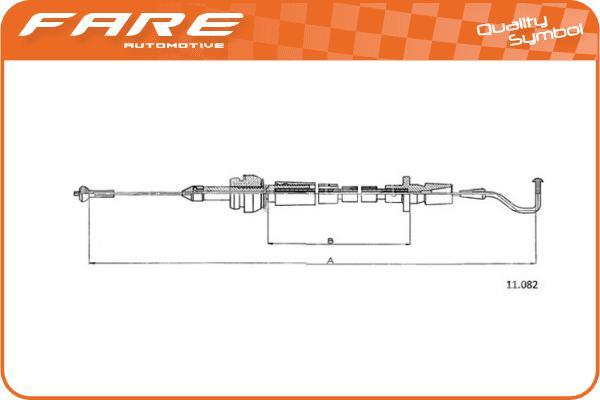 FARE SA 25974 - Cavo acceleratore autozon.pro