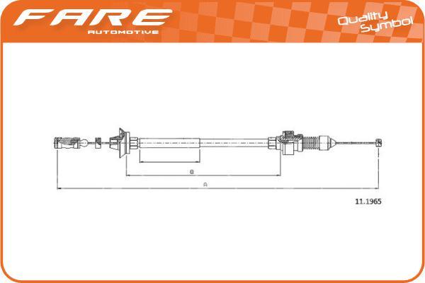 FARE SA 25546 - Cavo acceleratore autozon.pro