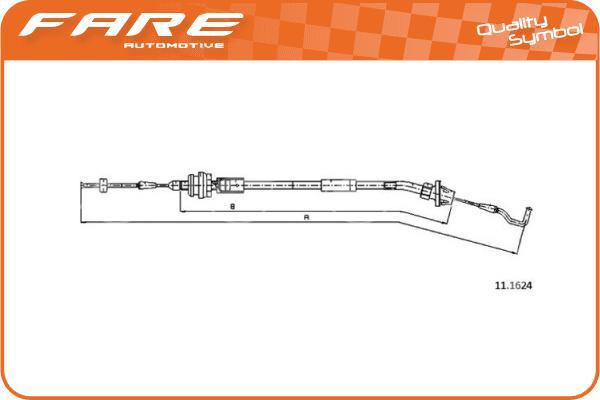 FARE SA 25514 - Cavo acceleratore autozon.pro