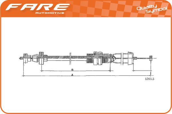 FARE SA 25609 - Cavo acceleratore autozon.pro