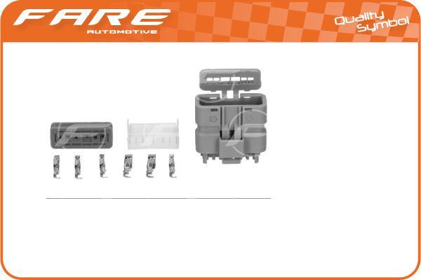 FARE SA 26608 - Kit riparazione cavi, Valvola EGR autozon.pro