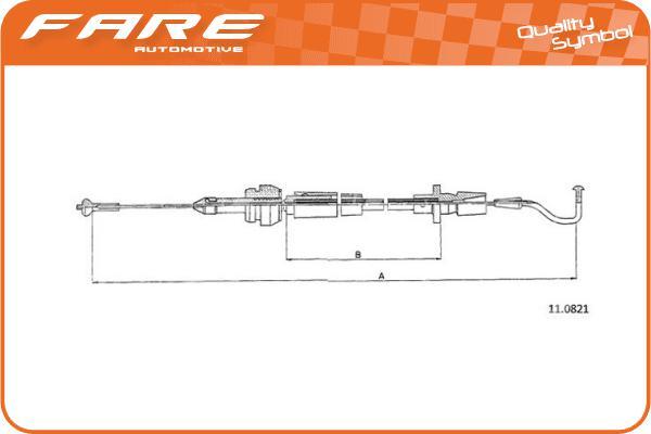 FARE SA 26006 - Cavo acceleratore autozon.pro