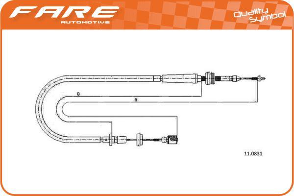 FARE SA 26011 - Cavo acceleratore autozon.pro