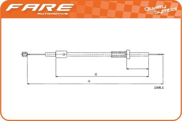 FARE SA 28359 - Cavo comando cofano motore autozon.pro