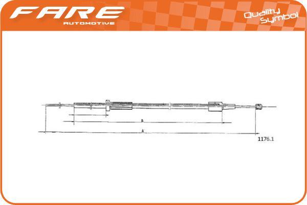 FARE SA 28363 - Cavo comando cofano motore autozon.pro