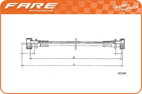 FARE SA 27410 - Alberino flessibile tachimetro autozon.pro