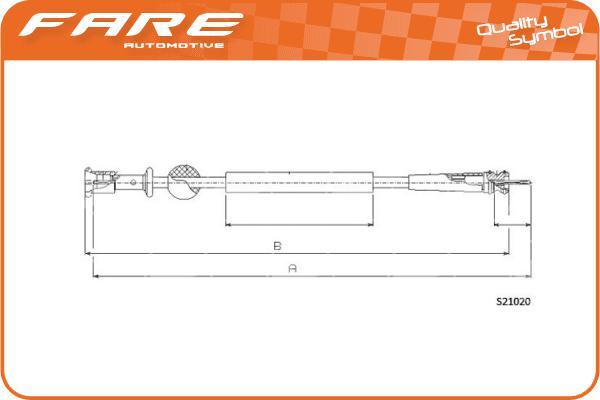 FARE SA 27670 - Alberino flessibile tachimetro autozon.pro