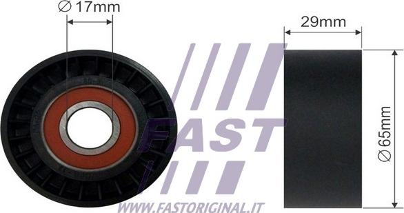 Fast FT44554 - Galoppino / Guidacinghia, Cinghia Poly-V autozon.pro