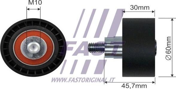 Fast FT44566 - Galoppino / Guidacinghia, Cinghia Poly-V autozon.pro