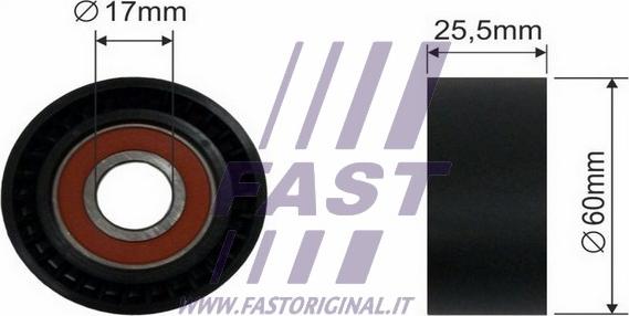 Fast FT44534 - Galoppino / Guidacinghia, Cinghia Poly-V autozon.pro