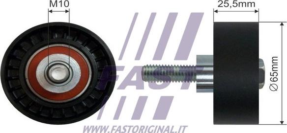 Fast FT44538 - Galoppino / Guidacinghia, Cinghia Poly-V autozon.pro