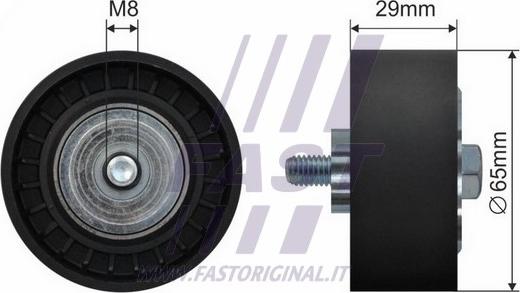 Fast FT44523 - Galoppino / Guidacinghia, Cinghia Poly-V autozon.pro