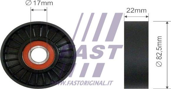 Fast FT44573 - Galoppino / Guidacinghia, Cinghia Poly-V autozon.pro