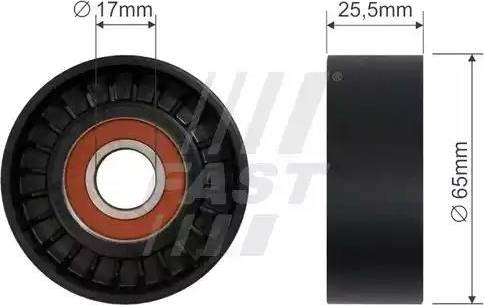 Fast FT44572 - Tendicinghia, Cinghia Poly-V autozon.pro