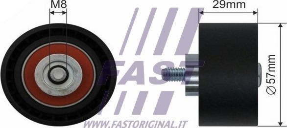 Fast FT44017 - Galoppino / Guidacinghia, Cinghia dentata autozon.pro